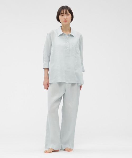 MARGARET HOWELL（マーガレットハウエル） ブラウス シャツ SOFT LINEN