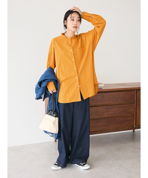 「CRAFT STANDARD BOUTIQUE」 長袖ブラウス S グレー系その他2 レディース_画像2