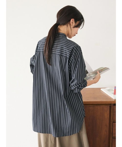 「CRAFT STANDARD BOUTIQUE」 長袖ブラウス S グレー系その他2 レディース_画像8