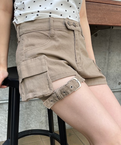 Roger&Raw（ロジャーアンドロウ） カーゴパンツ 裾ベルト カーゴ