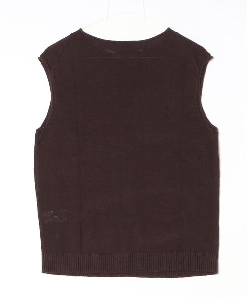 ニット セーター BANANA REPUBLIC FACTORY STORE　　ラミーコットン セーター タンクトップ レディースの画像