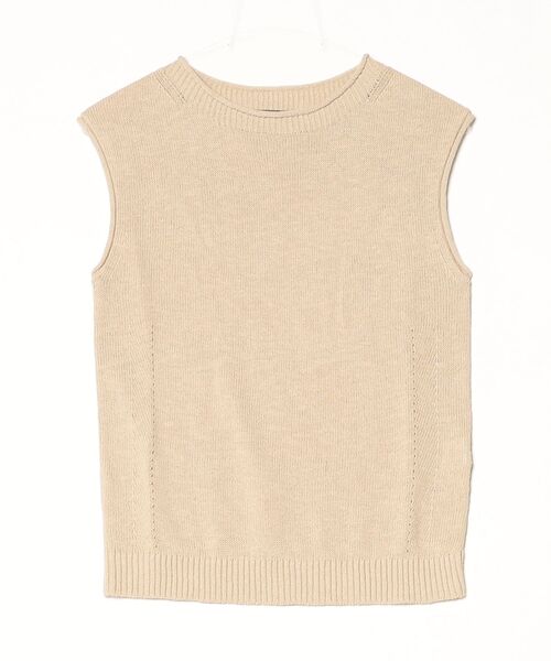 ニット セーター BANANA REPUBLIC FACTORY STORE　　ラミーコットン セーター タンクトップ レディースの画像