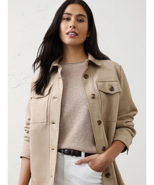 ニット セーター BANANA REPUBLIC FACTORY STORE　　ラミーコットン セーター タンクトップ レディースの画像