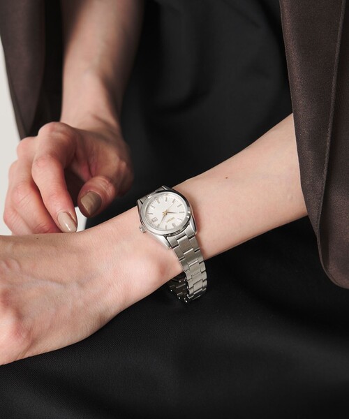 腕時計 「別注」「SEIKO」ラウンド メタル 腕時計 レディースの画像
