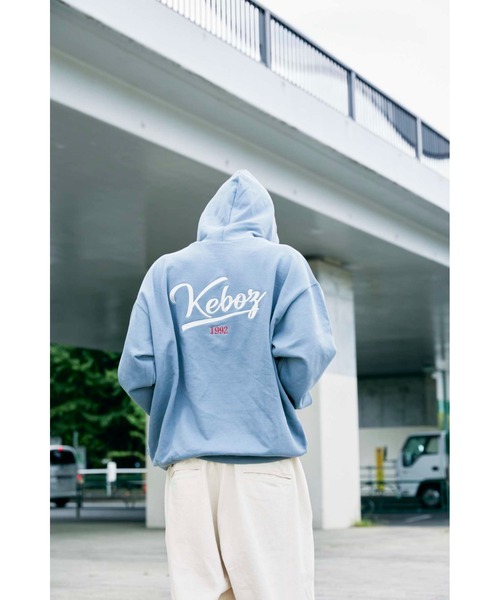 「KEBOZ」 プルオーバーパーカー X-LARGE ブラウン メンズ_画像3