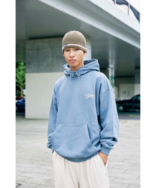 「KEBOZ」 プルオーバーパーカー X-LARGE ブラウン メンズ_画像4