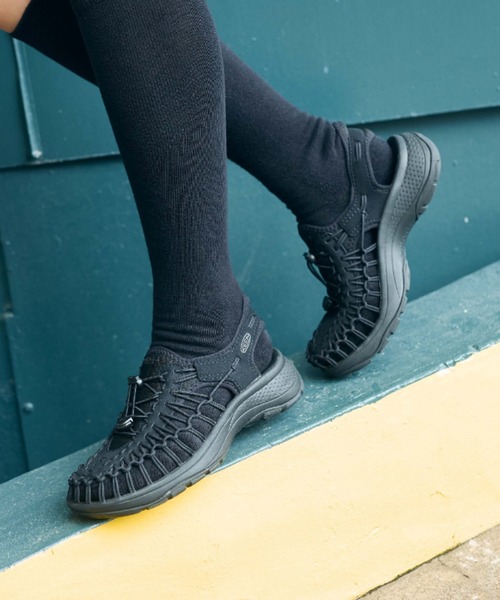 【入手困難】KEEN レディースサンダル24.5cm ブラック KEEN（キーン） フラットサンダル 24.5cm ブラック レディース