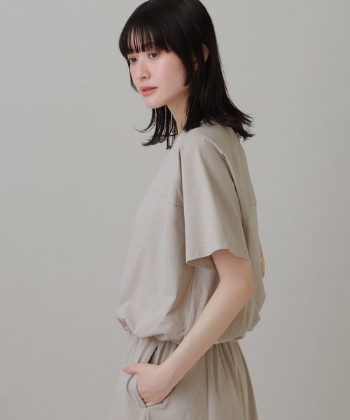 LAKOLE（ラコレ） tシャツ 半袖 「接触冷感」カットドロストプル