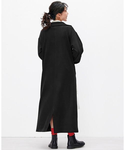 「Live in comfort」 長袖ワンピース LARGE ブラック レディース_画像7