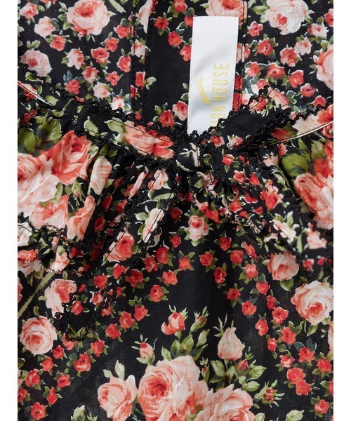 「PINK HOUSE」 長袖ワンピース フリー ブルー レディース_画像8
