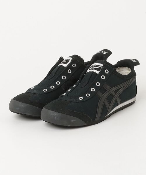Onitsuka Tiger（オニツカタイガー） スリッポン 24 ブラック×ブラック