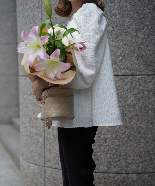 「HUIT bouquet」 長袖ブラウス M ベージュ レディース_画像7