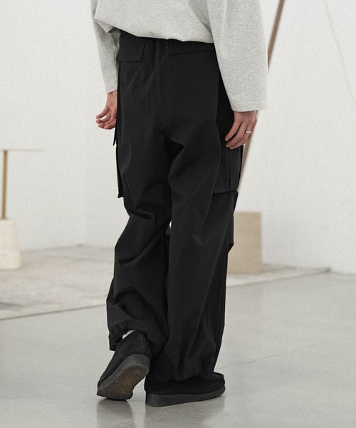 「WYM LIDNM」 カーゴパンツ X-SMALL ライトグレー メンズ_画像2
