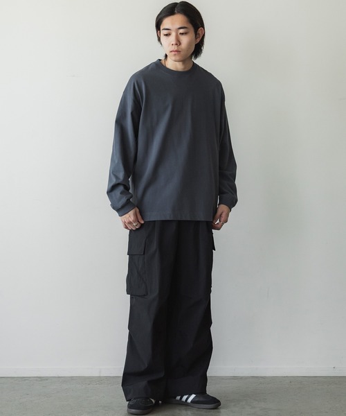 「WYM LIDNM」 カーゴパンツ X-SMALL ライトグレー メンズ_画像9