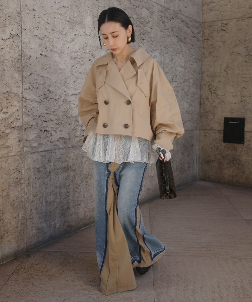 Ameri（アメリ） スカート REMAKE DENIM CHINO SKIRT : ZOZOTOWN Yahoo