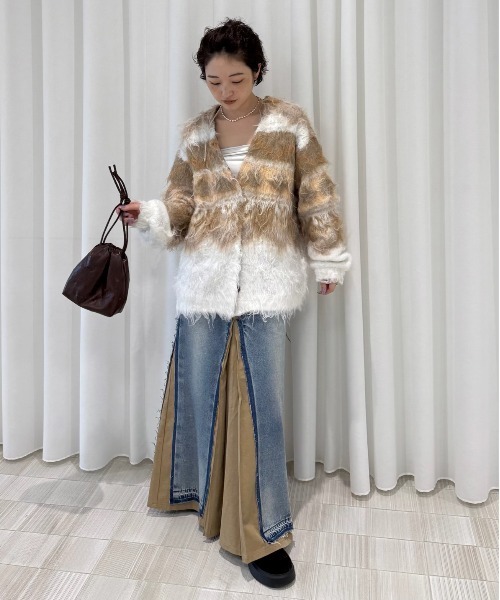 Ameri（アメリ） スカート REMAKE DENIM CHINO SKIRT : ZOZOTOWN Yahoo