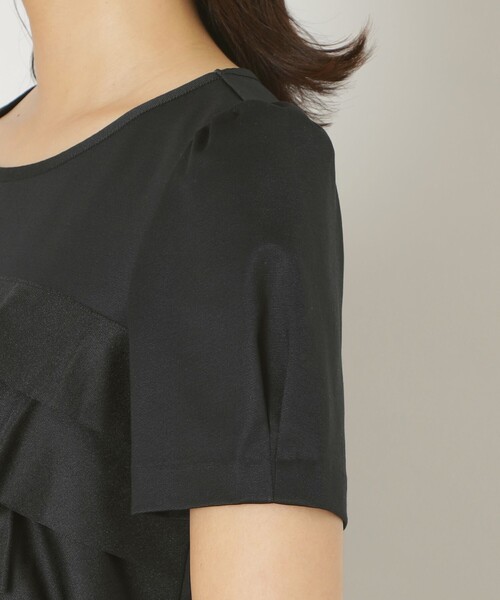 「TO BE CHIC」 半袖カットソー 40 ブラック レディース_画像7