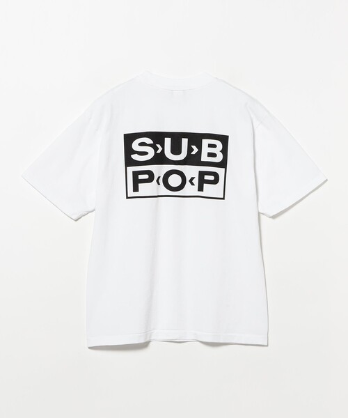 BEAMS（ビームス） tシャツ SUB POP / S/S TEE ” NO COMMENT. メンズ