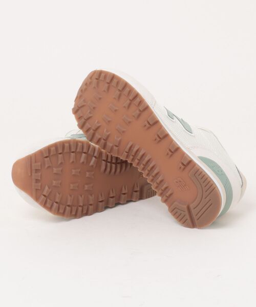 「New Balance」 ローカットスニーカー 23.5cm ホワイト×ブルー レディース_画像3