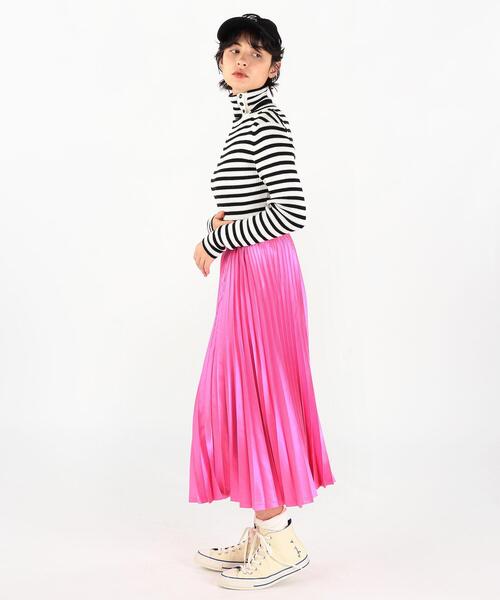 「To b. by agnes b.」 プリーツスカート 36 ピンク レディース_画像5