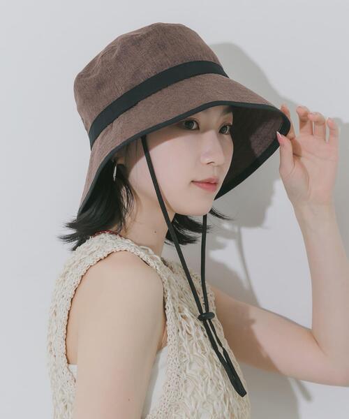 「SMELLY」 ハット - ベージュ レディース_画像3