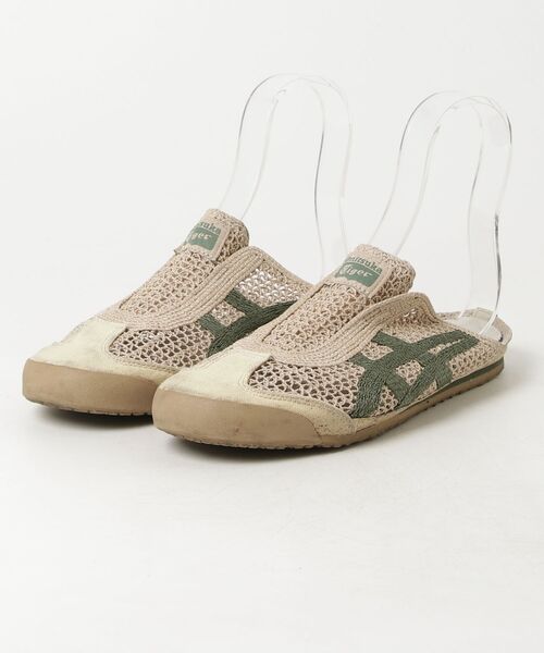 Onitsuka Tiger スニーカー ボア素材 ベージュ Onitsuka Tiger（オニツカタイガー） シューズ 25.5 ベージュ