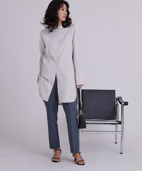 ブラウス シャツ recycled cotton チュニックブラウス レディース 楽天市場】【メール便可】 M〜3L コットンボイル ギャザー