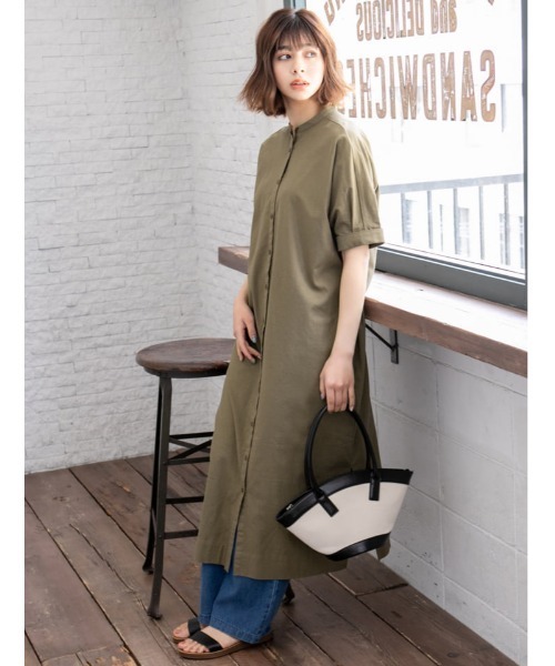 爆買い得価 ワンピース シャツワンピース 綿麻シャツワンピース ZOZOTOWN PayPayモール店 - 通販 - PayPayモール 通販定番