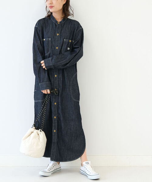 ワンピース シャツワンピース Lee B Ming By Beams 別注 デニム シャツ ワンピース 21aw Zozotown Paypayモール店 通販 Paypayモール