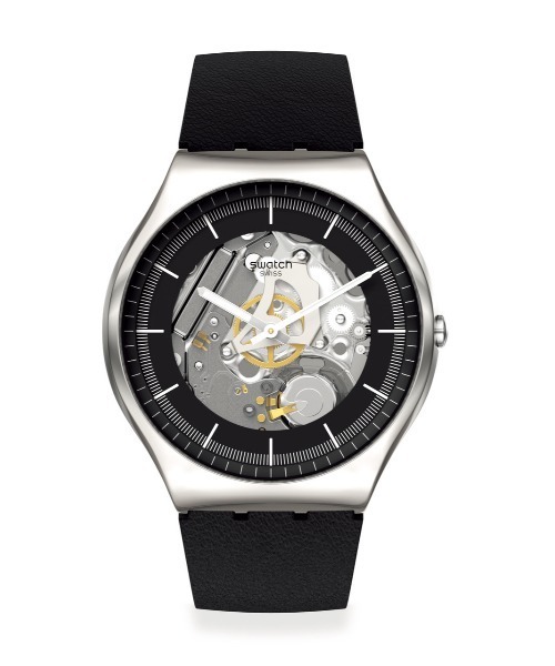 Swatch 腕時計 BLACK SKELETON メンズ : ZOZOTOWN Yahoo!店