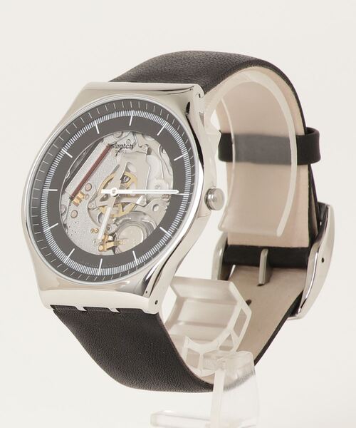 Swatch 腕時計 BLACK SKELETON メンズ : ZOZOTOWN Yahoo!店