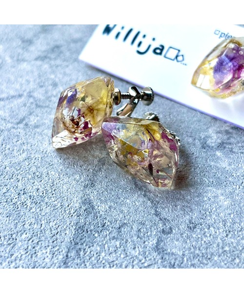 TONE（トネ） アレルギー対応 イヤリング 「Willija」金属アレルギー 