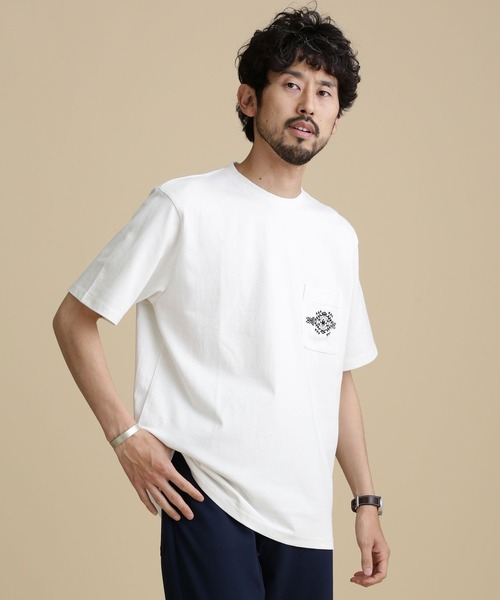 tシャツ Tシャツ LB.04/刺繍ポケットクルーネックTシャツ4,620円