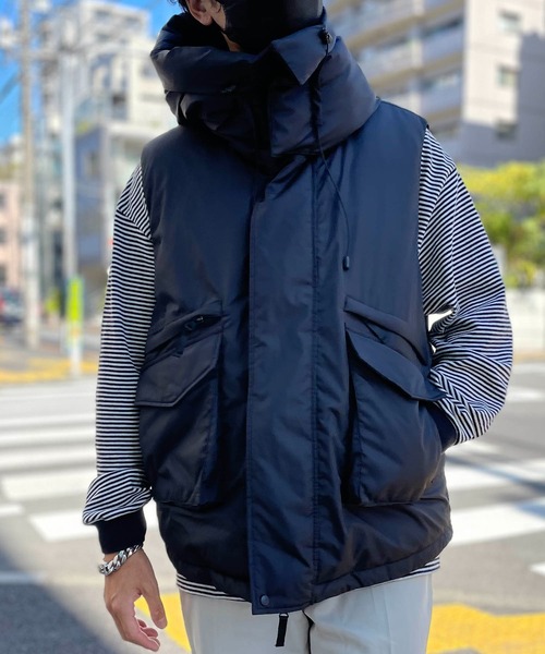 美品　大きいサイズ　ryoko kikuchi ダウンベスト moment+ ダウンベスト ベスト 「累計販売枚数1万枚突破！」オーバー