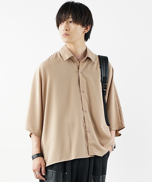 MinoriTY（マイノリティ） シャツ 半袖 「MinoriTY」とろみ素材