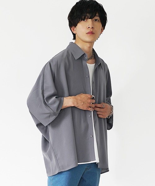 MinoriTY（マイノリティ） シャツ 半袖 「MinoriTY」とろみ素材