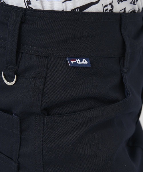 FILA - FILA GOLF フィラゴルフ リバーシブル　中綿スカート ネイビー×白 FILA GOLF マルチストレッチマットスカート（はっ水・ストレッチ