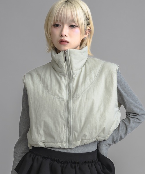 ダウンベスト 17HR（セブンティーンアワーズ） ベスト ジレ ショートエコダウン