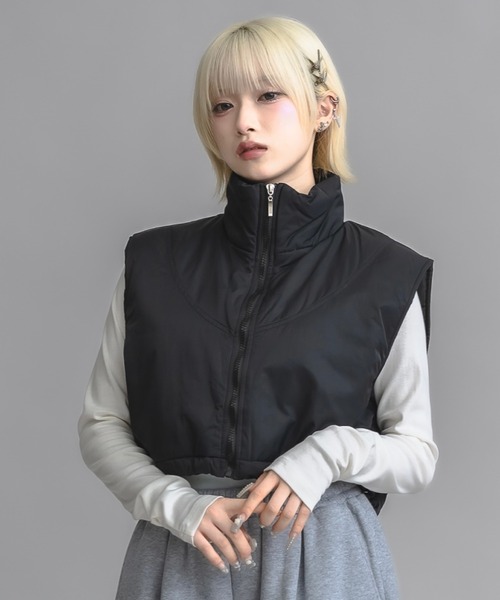 17HR（セブンティーンアワーズ） ベスト ジレ ショートエコダウン