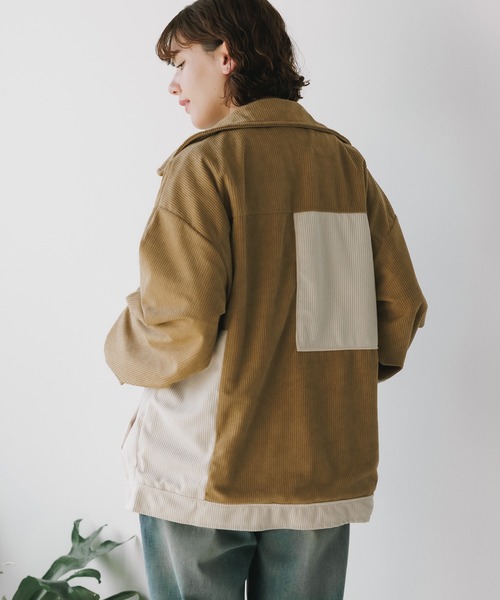 【美品】コーデュロイカバーオールジャケット KAPITAL gap 日本製 古着 ROOP TOKYO カバーオール パターン切替コーデュロイジャケット