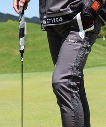 チノパン (RM)「LUXE/R GOLF」メッシュ ＆ ロゴ ライン イージー