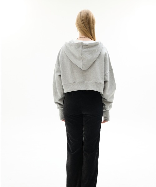 LUVISTRUE パーカー VL 2-WAY CROP HOOD ZIP UP レディース : ZOZOTOWN