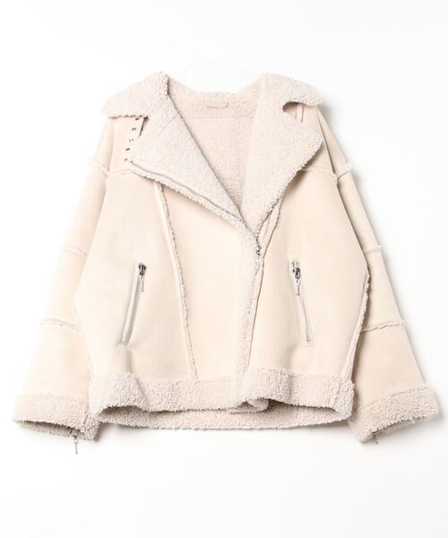 jouetie」 ジップアップブルゾン MEDIUM アイボリー レディース 