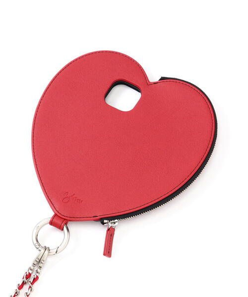 モバイルケース ajew/エジュー/dress HEART case shoulder 15 