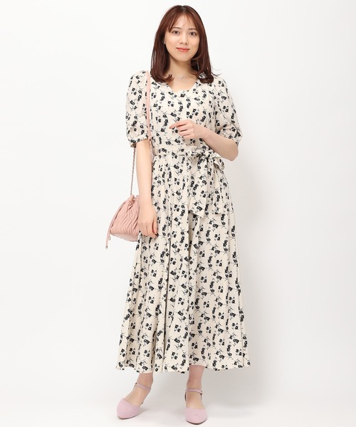 MISCH MASCH ワンピース 2024春夏新作カラーカシュクール