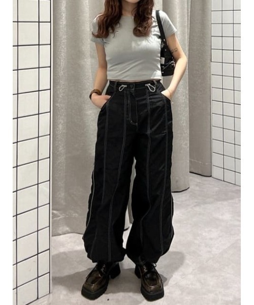 LAGUA GEM パンツ NYLON STITCH レディース : ZOZOTOWN Yahoo!店