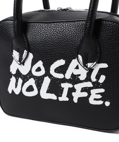 y*♡様 マミタス mmts NO CAT NO LIFE ボックス型ハンドバッ NO CAT, NO LIFE.' BAG（ハンドバッグ）｜mmts（マミタス）の