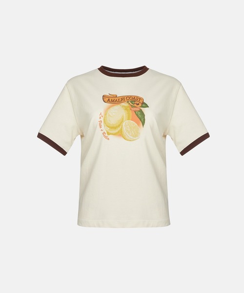METROCITY tシャツ 「メトロシティ」レモンプリントTシャツ