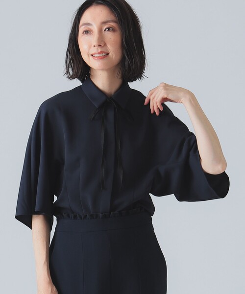 EFFE ブラウス　リボンブラウス　beams EFFE BEAMS（エッフェ ビームス）カラミリボン ブラウス（シャツ