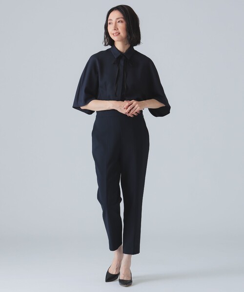EFFE BEAMS ブラウス シャツ リボンタイ付き レディース